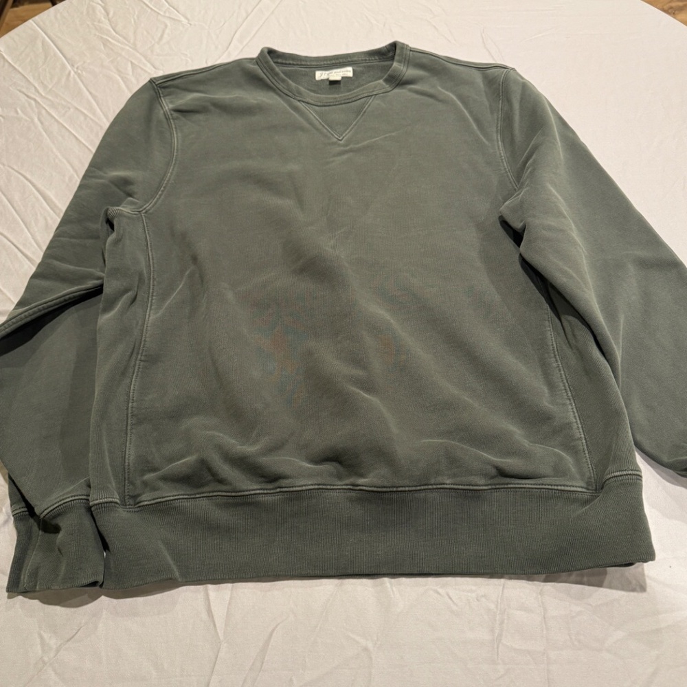 J.Crew Sunfaded French Terry crewneck | L